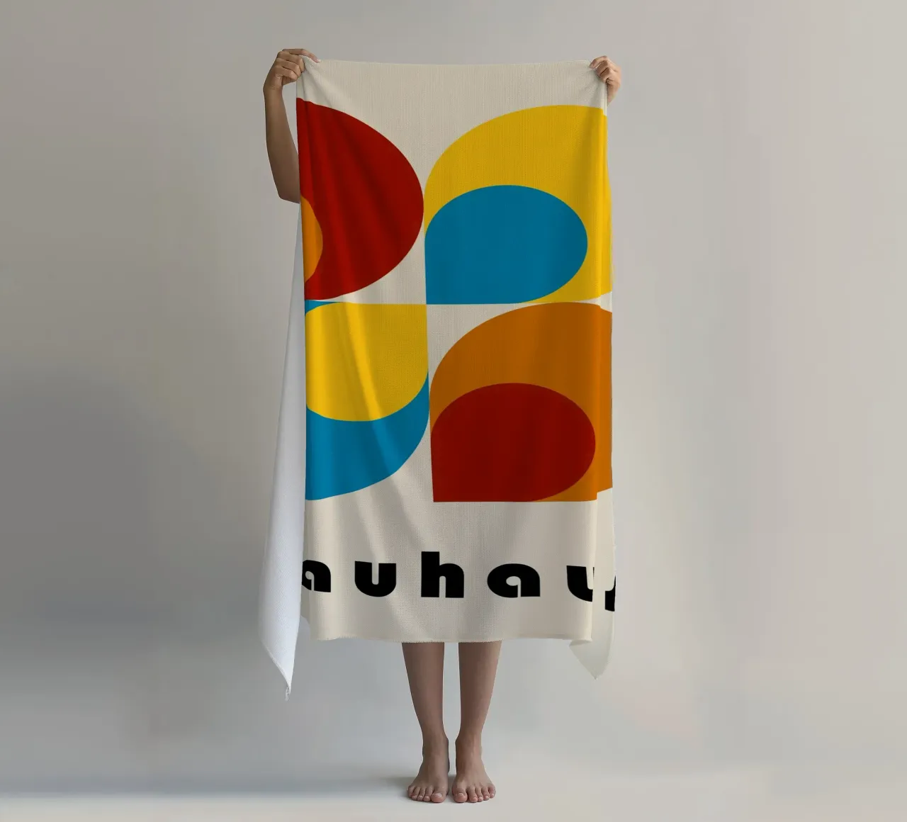 Poster Bauhaus - Composizione geometrica retrò telo mare da Casa Calm