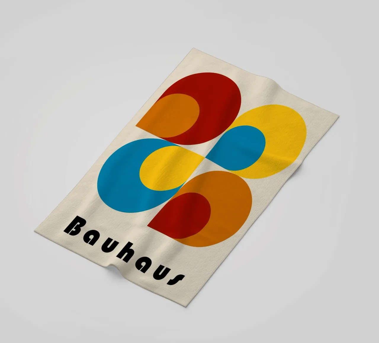 Poster Bauhaus - Composizione geometrica retrò telo mare da Casa Calm