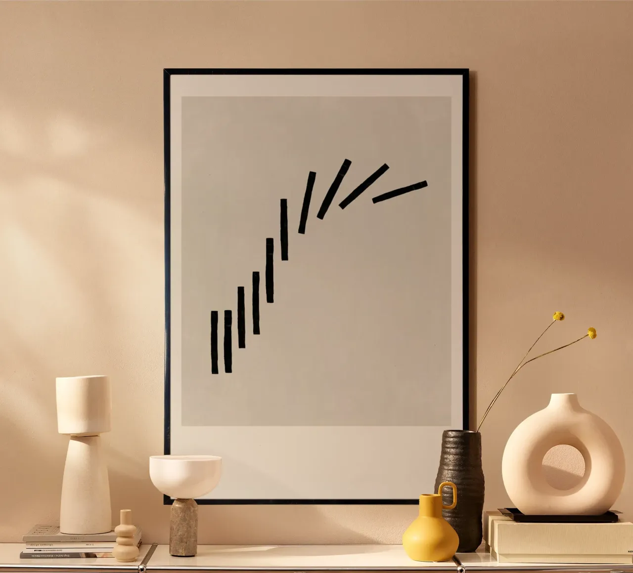 Sticks poster con telaio in legno da typealive