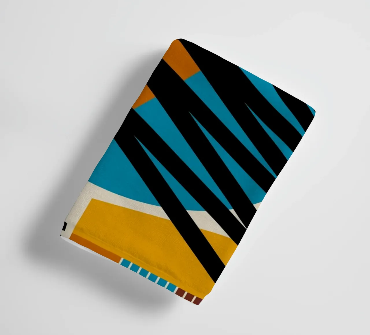 Bauhaus Eye Art | Abstract Retro Poster towel by Casa Calm