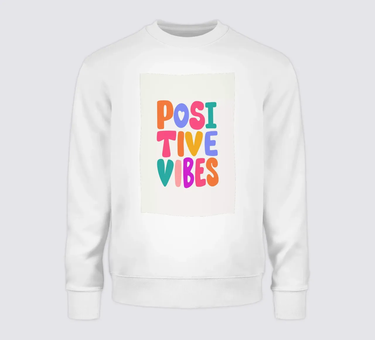 Positive Vibes II felpa da Pure