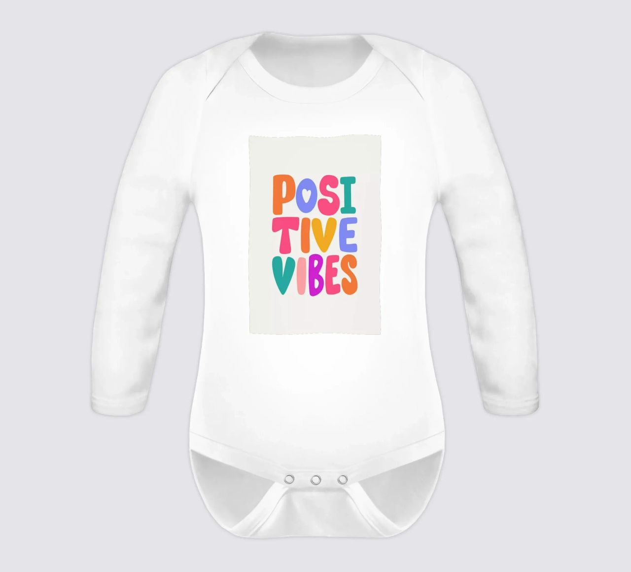 Positive Vibes II body manches longues de Pure