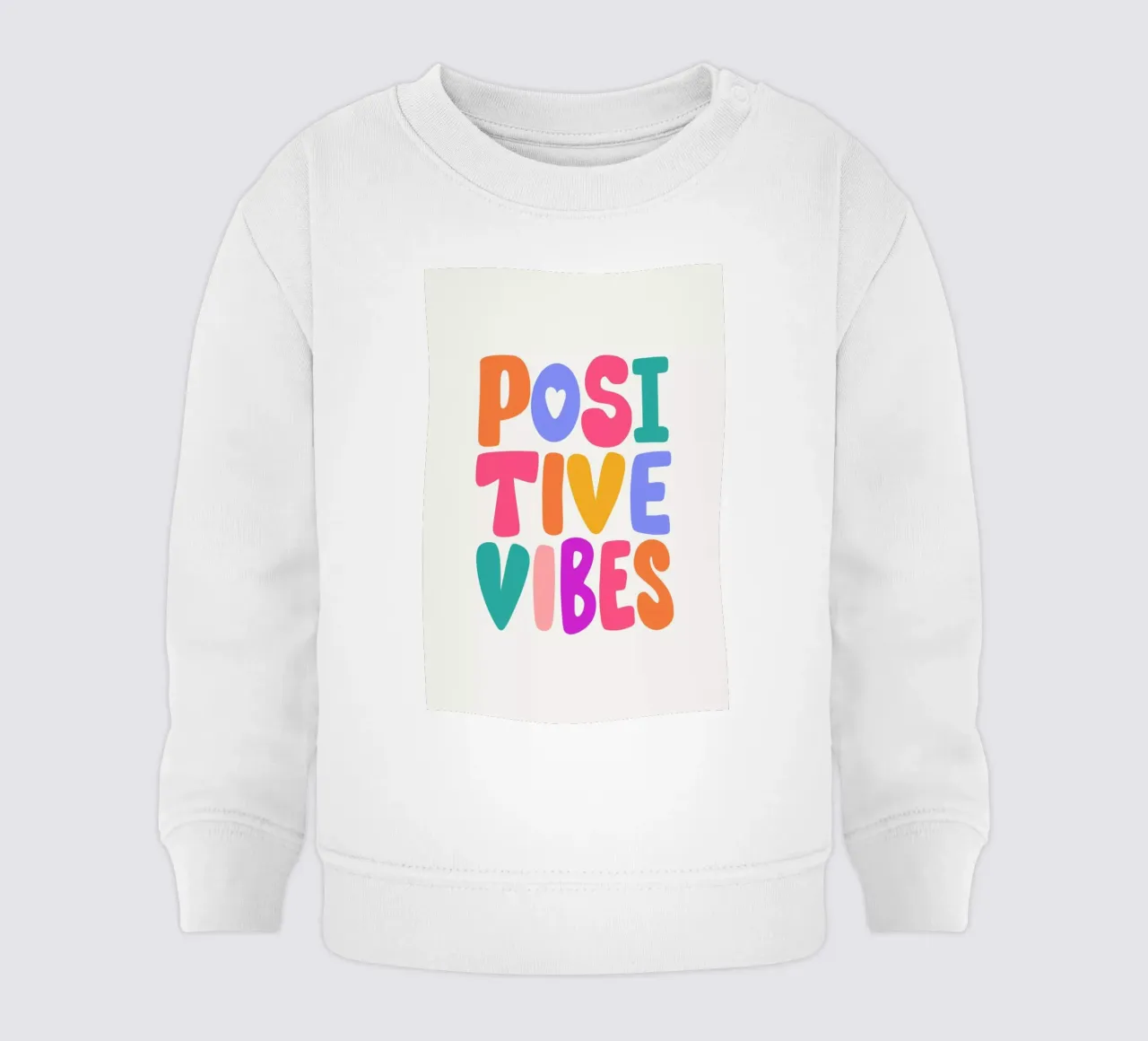Positive Vibes II felpa neonato da Pure