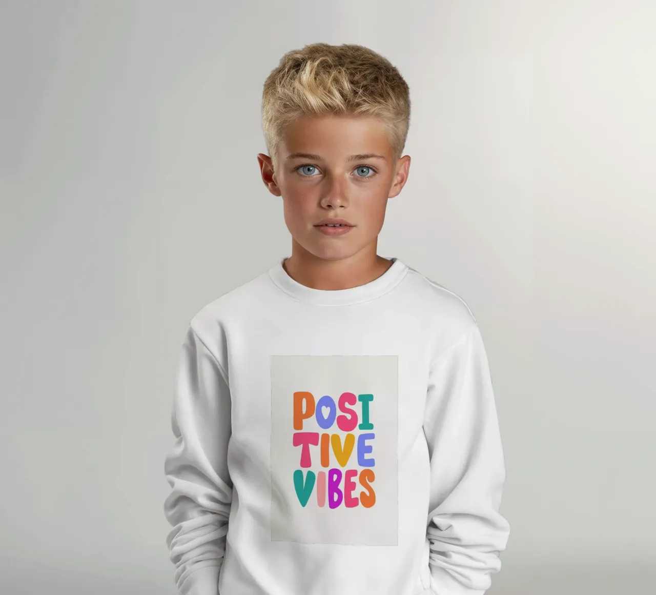 Positive Vibes II felpa bambino da Pure