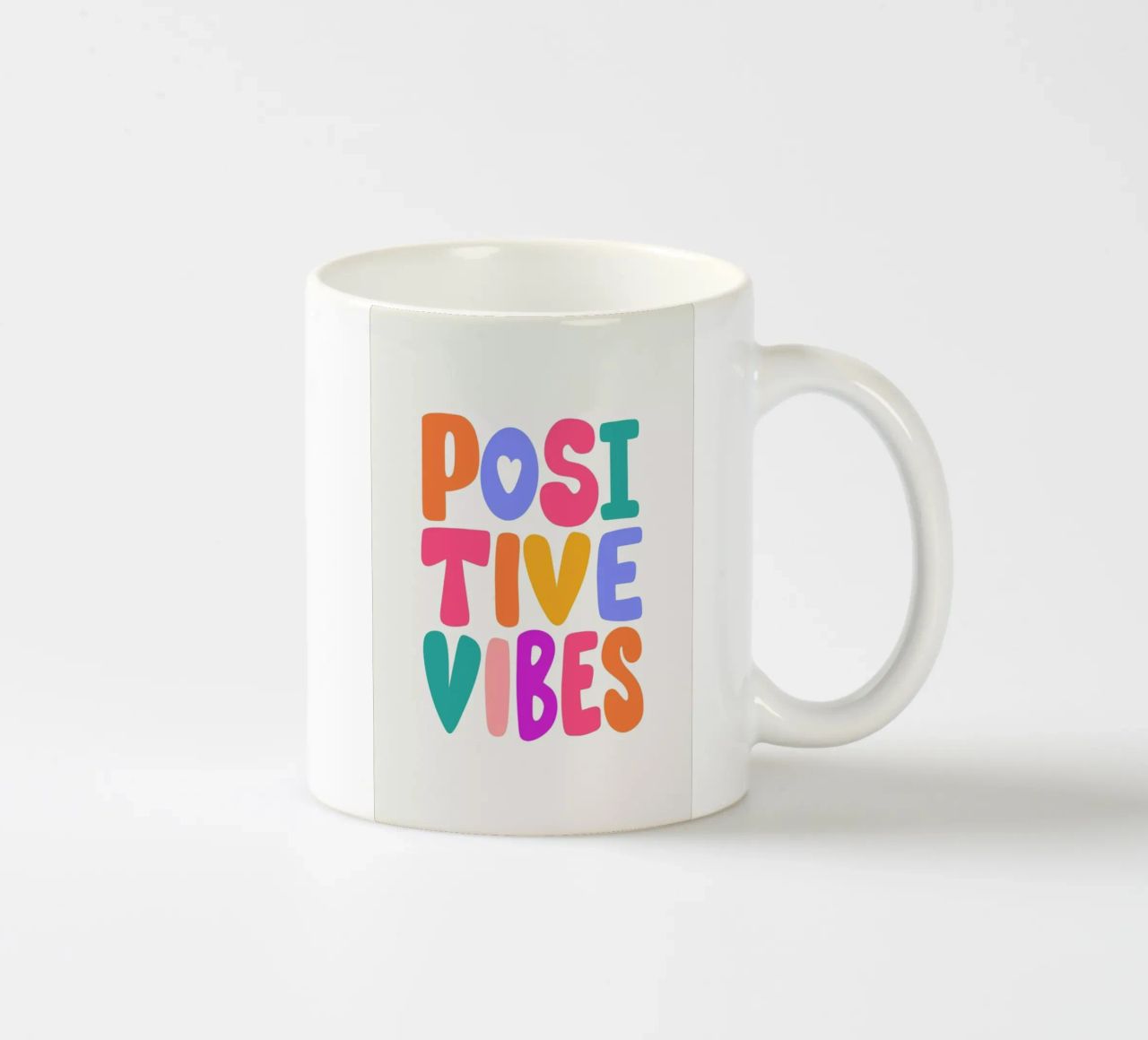 Positive Vibes II mug en céramique de Pure