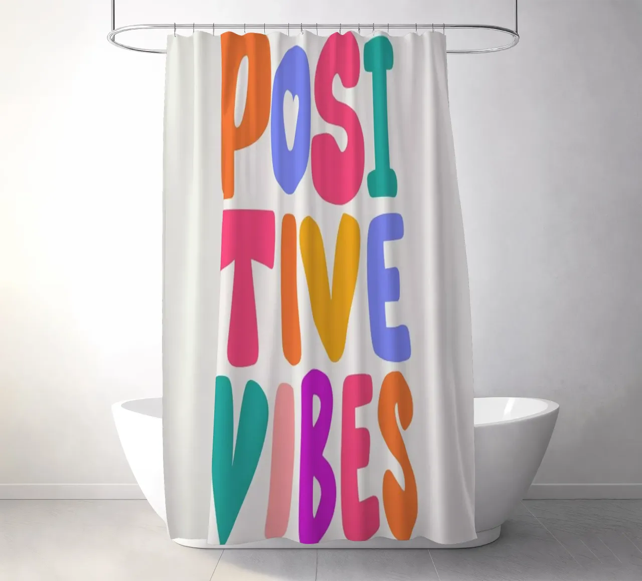 Positive Vibes II tenda da doccia da Pure