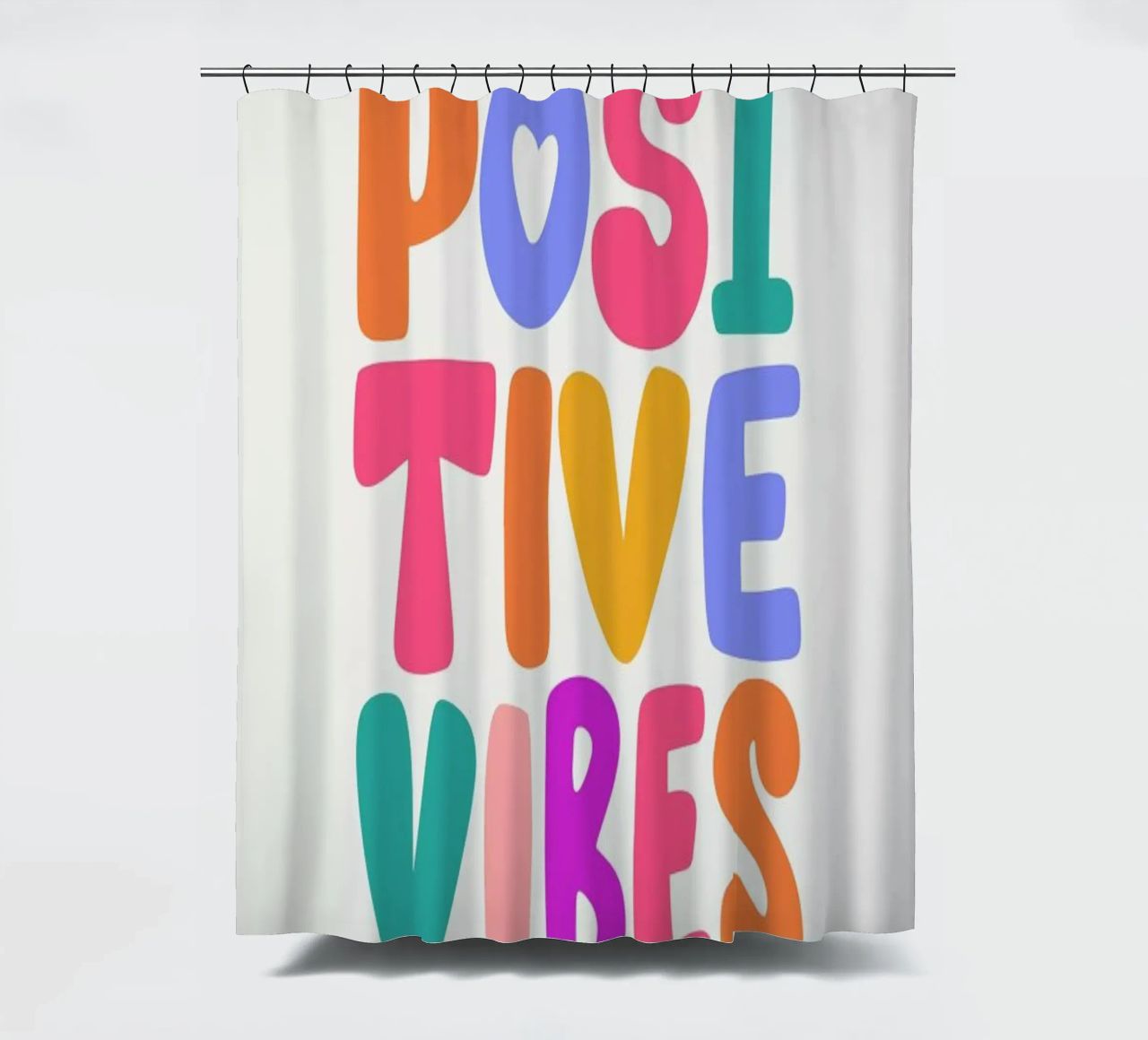 Positive Vibes II rideau de douche de Pure