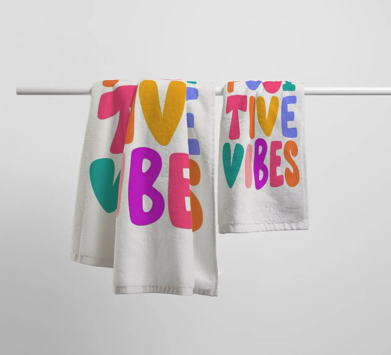 Positive Vibes II towel by Pure