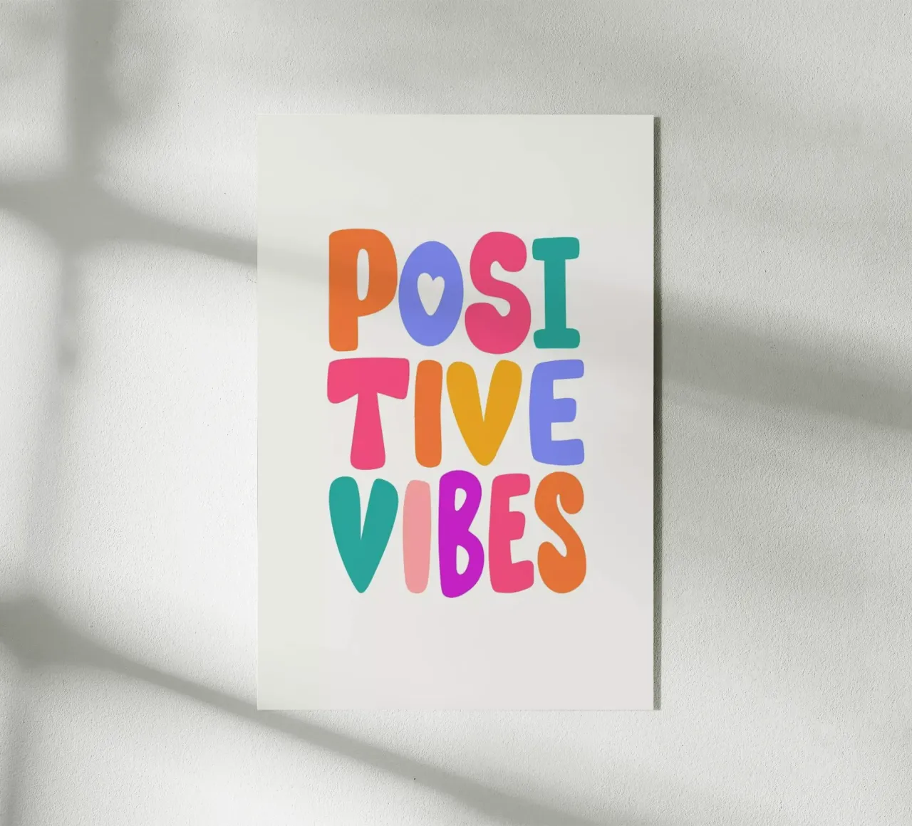 Positive Vibes II metacrilato de Pure