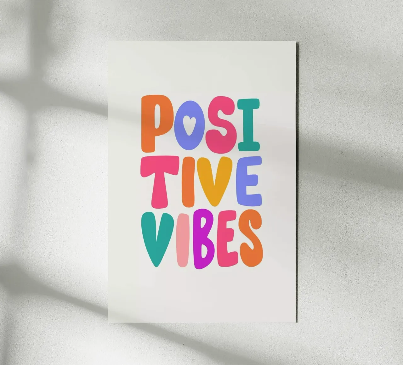Positive Vibes II alluminio dibond da Pure