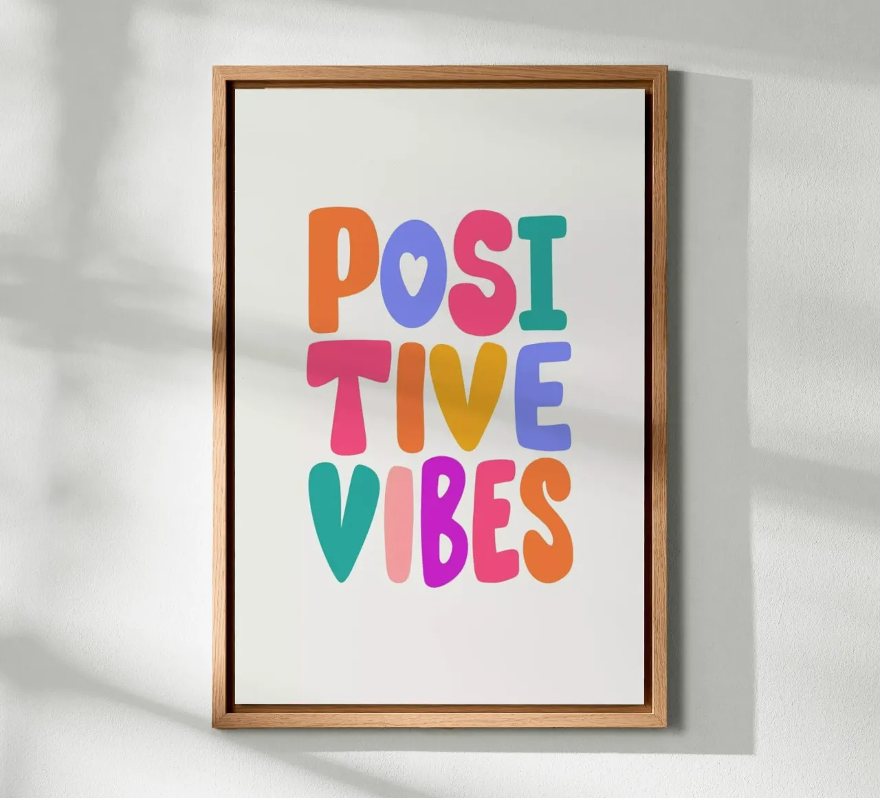 Positive Vibes II canvas by Pure