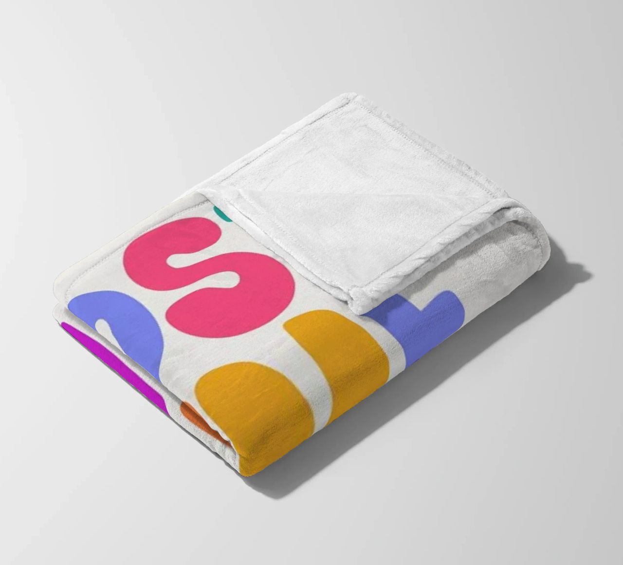Positive Vibes II plaid polaire de Pure