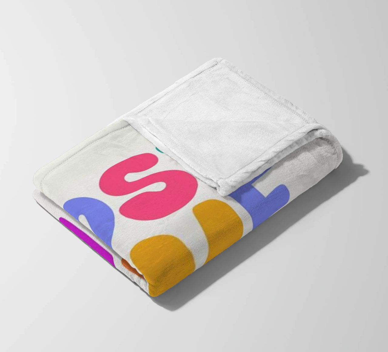 Positive Vibes II plaid polaire de Pure