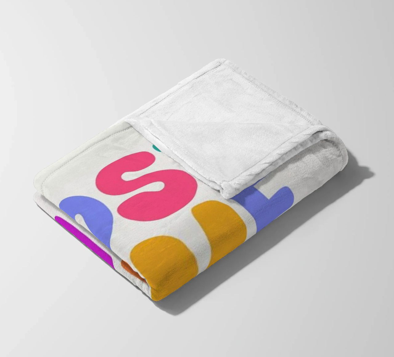 Positive Vibes II plaid polaire de Pure