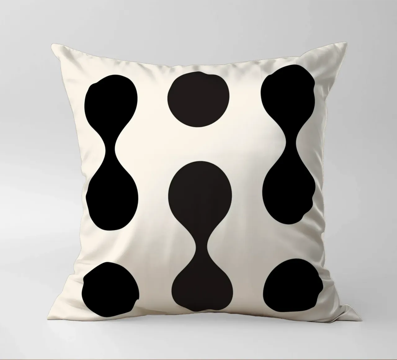 Forme Bauhaus Nero 1923 cuscino da Casa Calm
