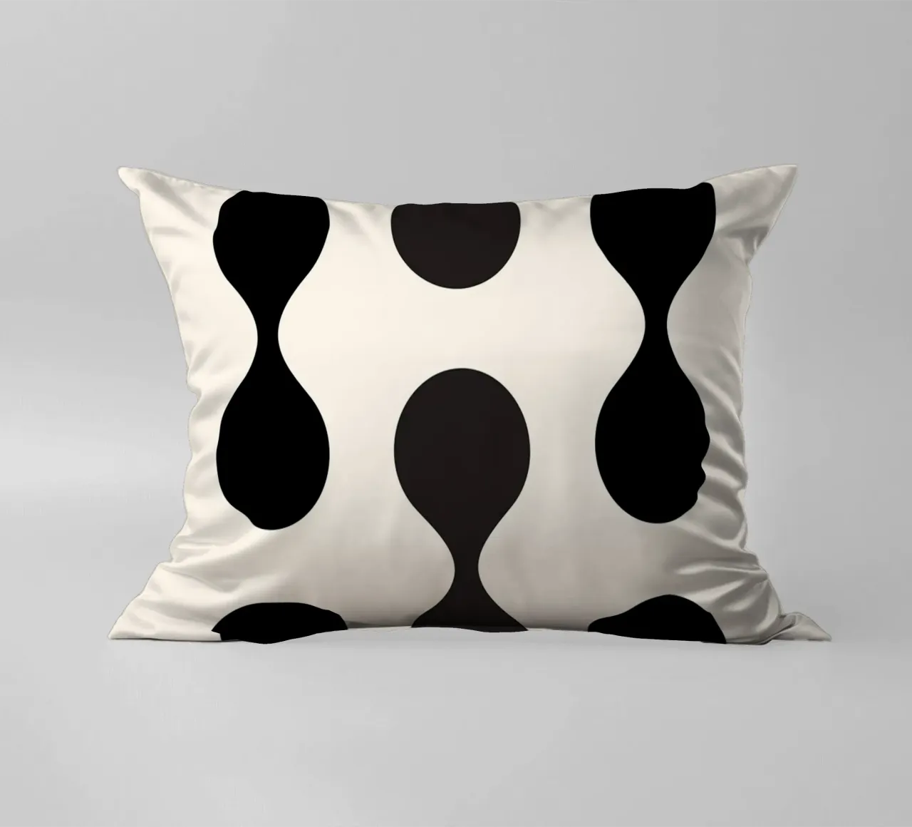 Forme Bauhaus Nero 1923 cuscino da Casa Calm