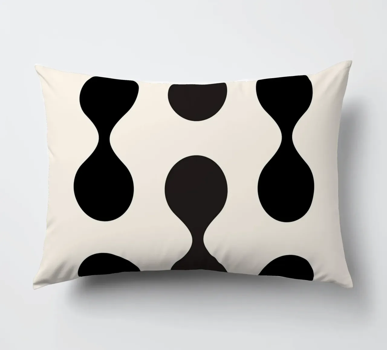 Forme Bauhaus Nero 1923 cuscino da Casa Calm
