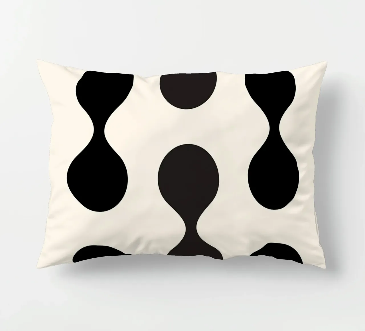 Forme Bauhaus Nero 1923 cuscino da Casa Calm