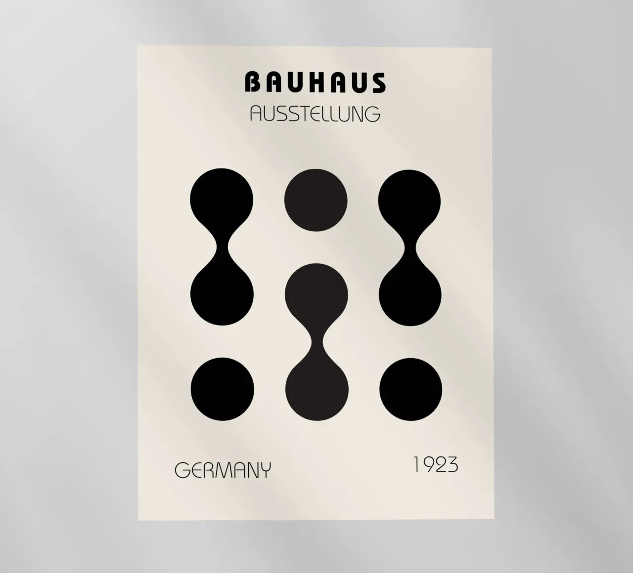 Forme Bauhaus Nero 1923 pellicola backlit da Casa Calm