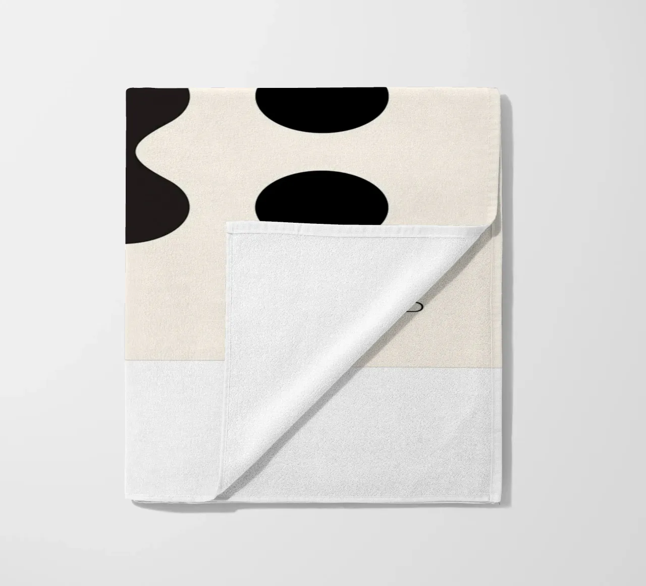 Forme Bauhaus Nero 1923 telo mare da Casa Calm