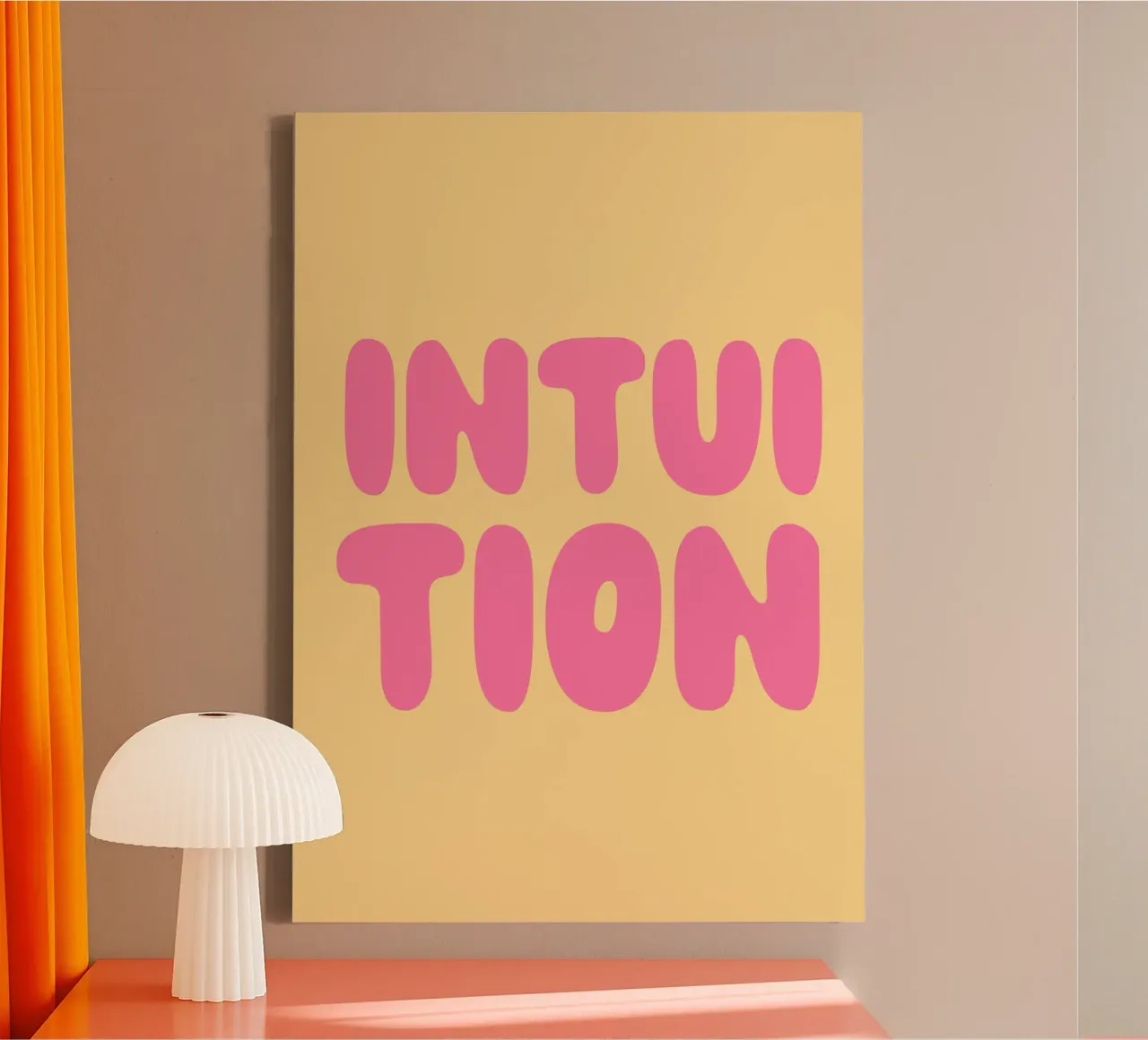 intuition canvas with Floater frame by be.