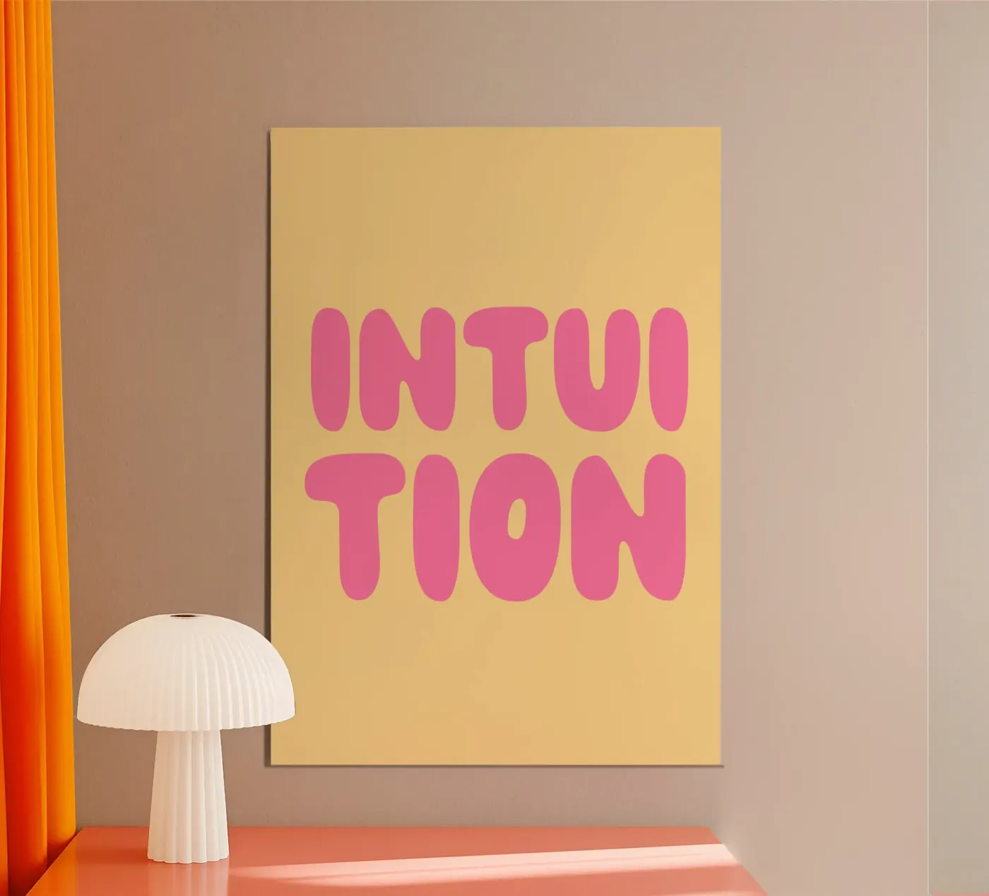 intuition poster van be.