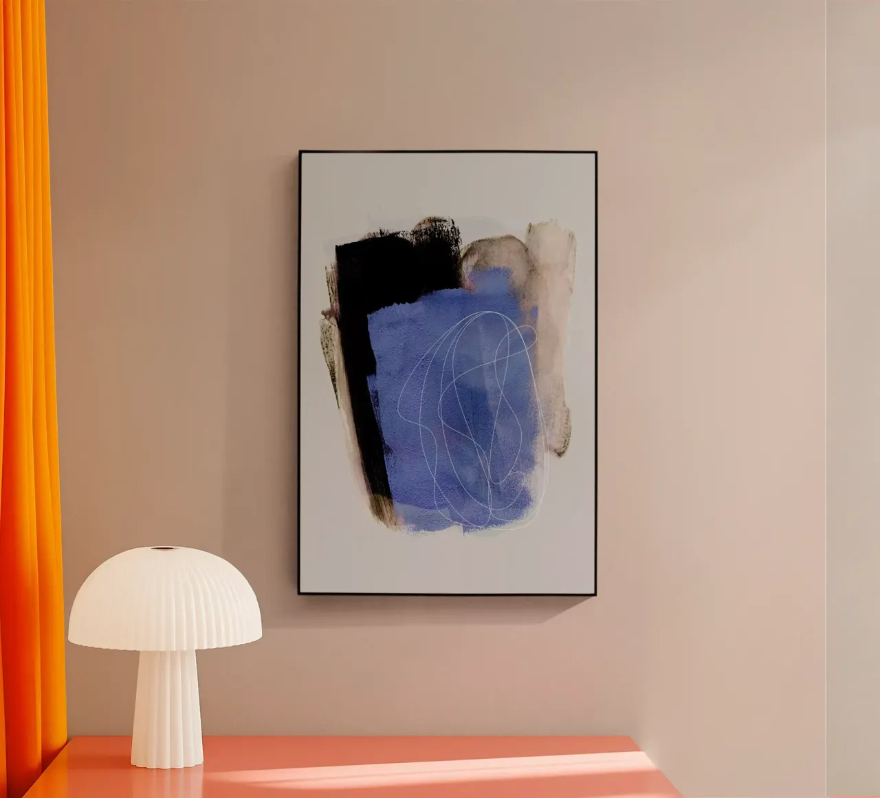 Abstract Brush Strokes 55 plexiglass da Mareike Böhmer