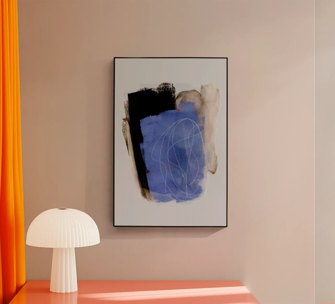 Abstract Brush Strokes 55 plexiglass da Mareike Böhmer