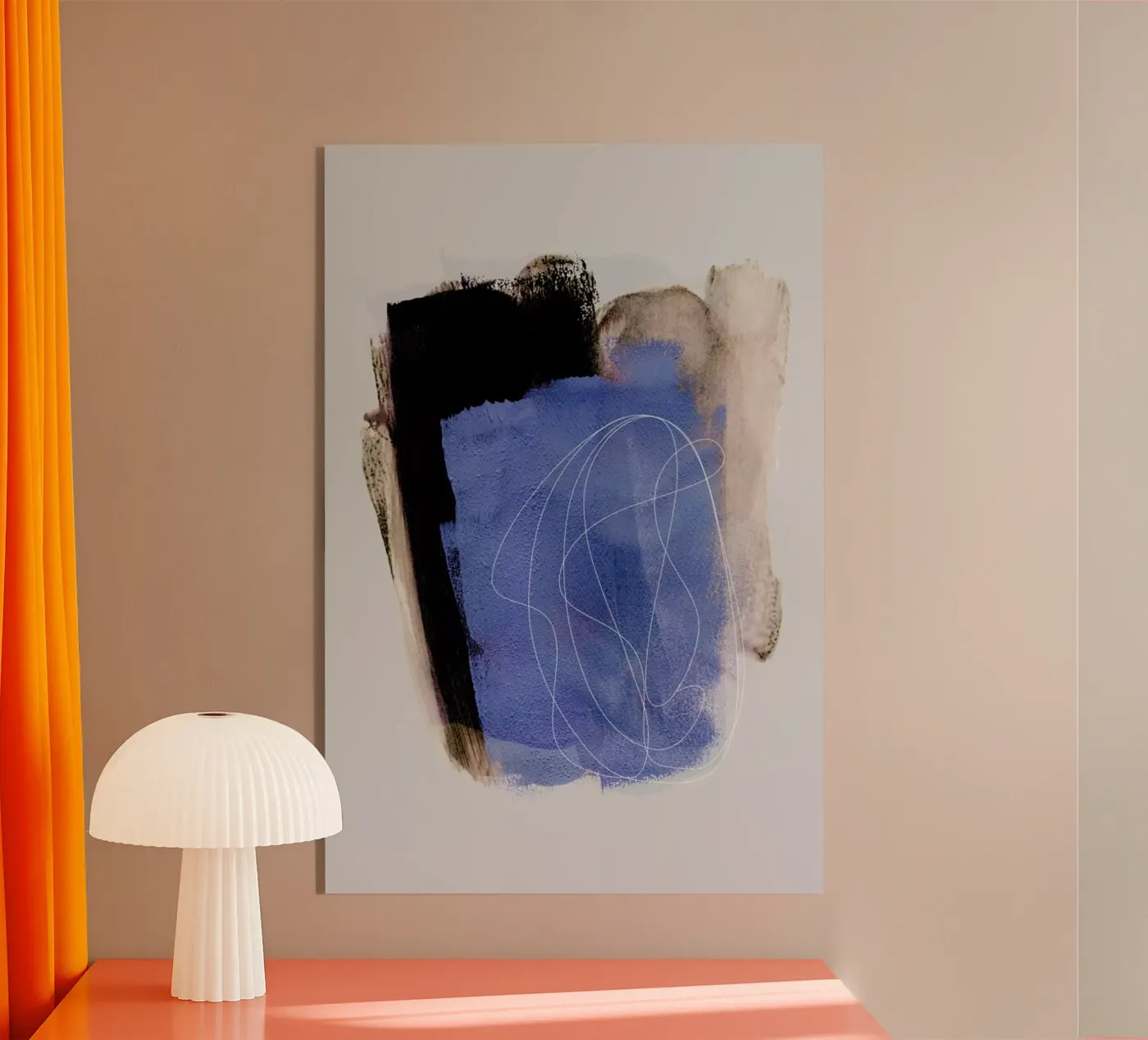 Abstract Brush Strokes 55 plexiglass da Mareike Böhmer