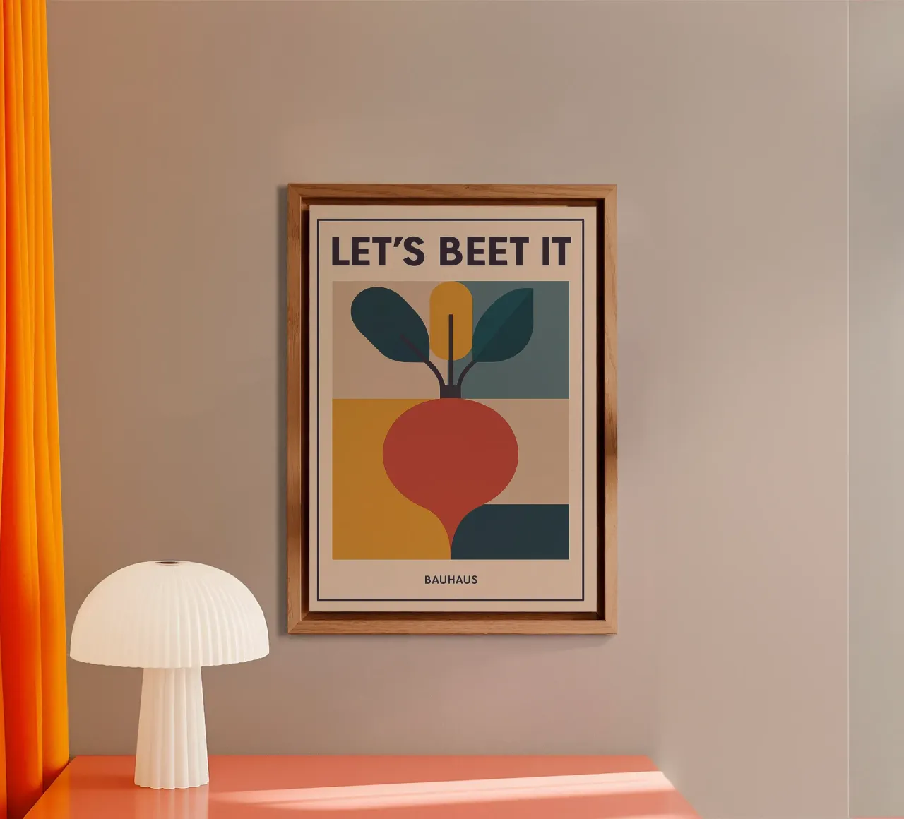 Let’s Beet It alluminio dibond da michi