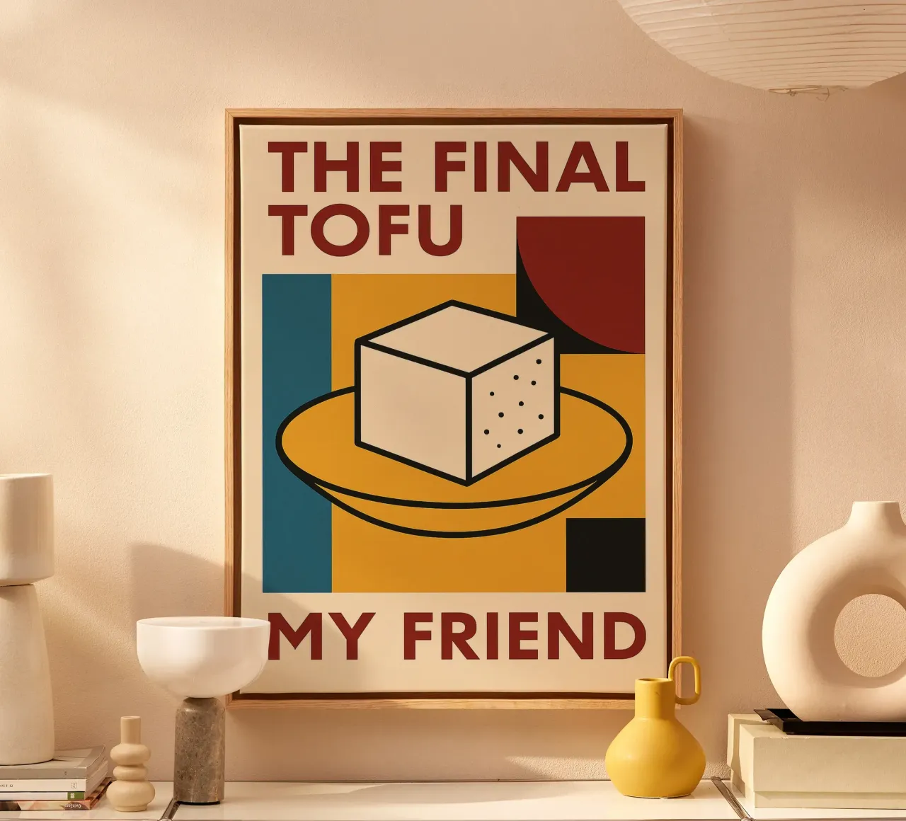 The Final Tofu, My Friend tela con Cornice a cassetta da michi