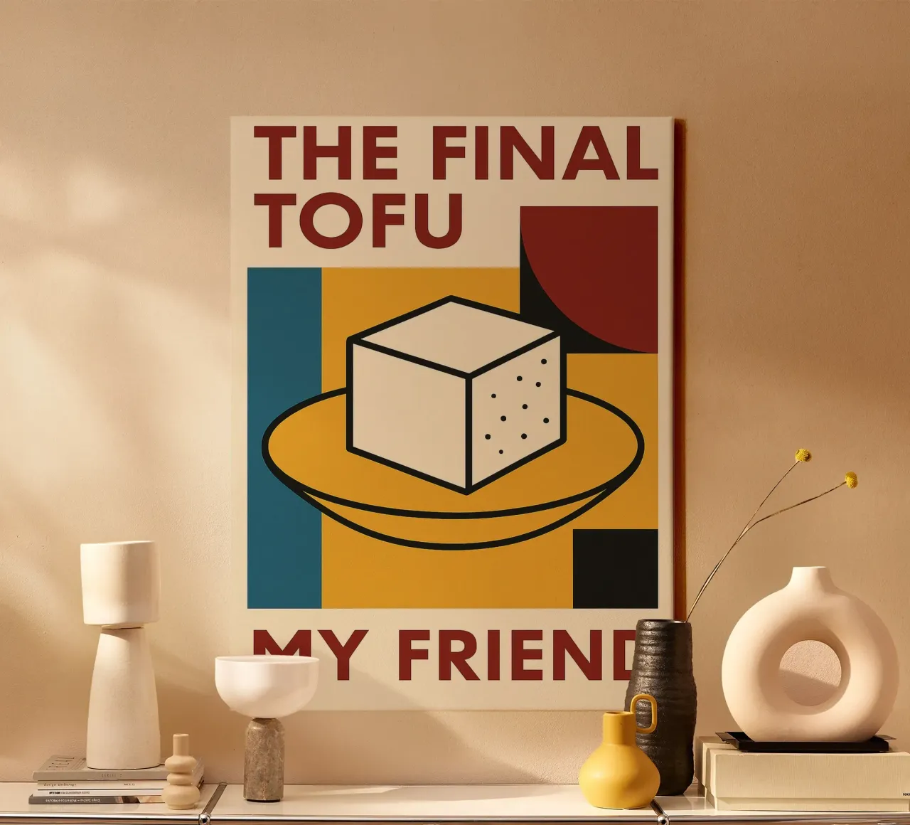 The Final Tofu, My Friend tela con Cornice a cassetta da michi