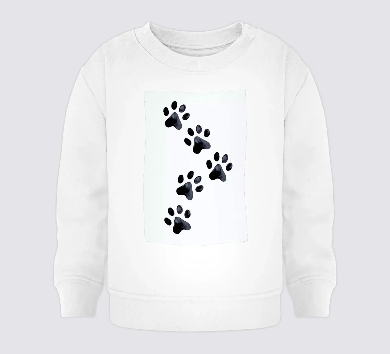 Paw poster II felpa neonato da Little Flourishes