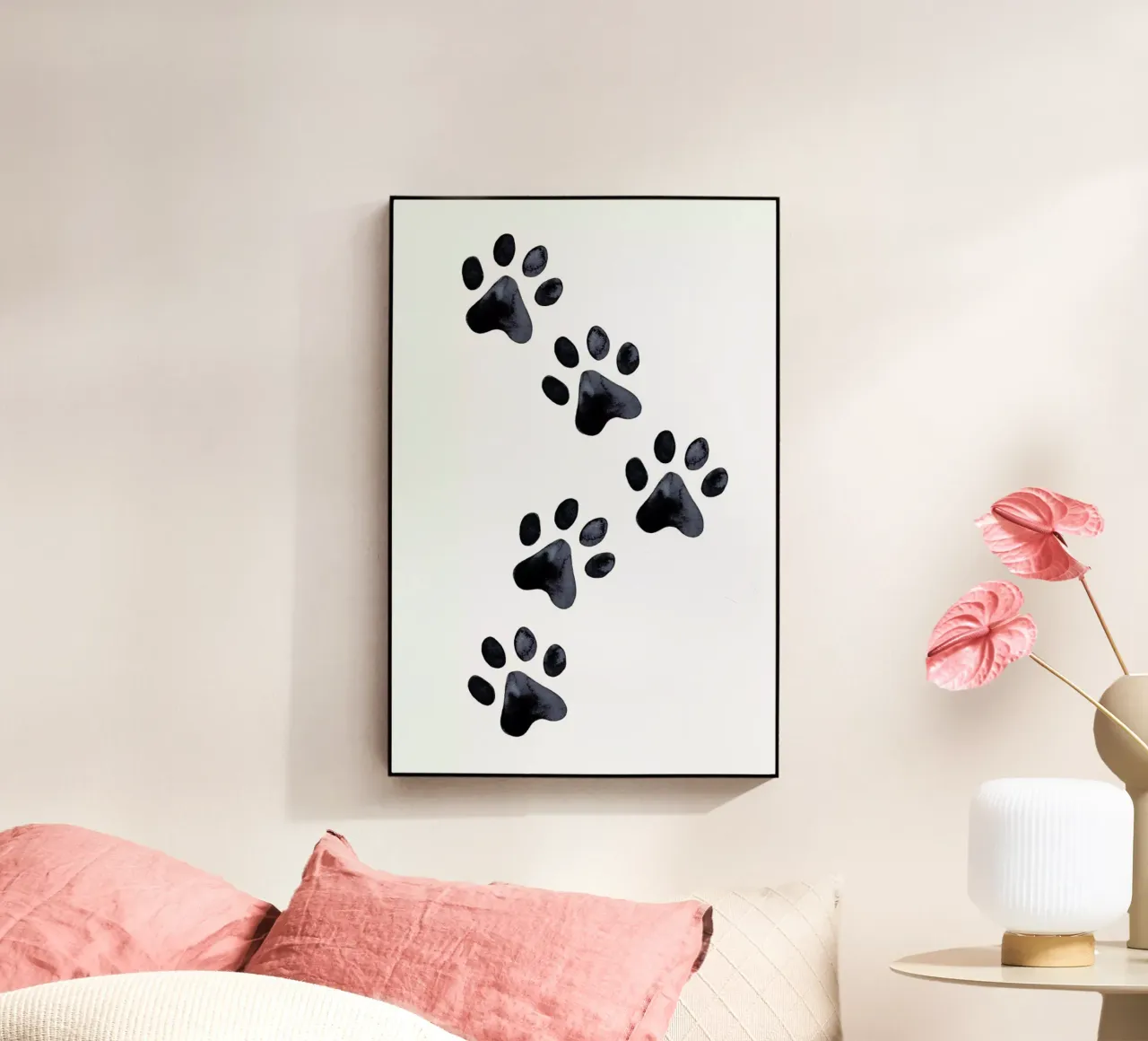 Paw poster II plexiglass da Little Flourishes