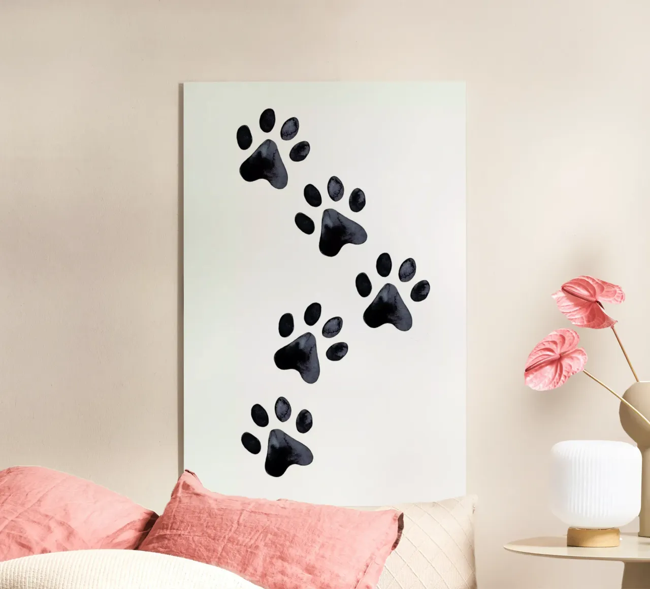 Paw poster II plexiglass da Little Flourishes