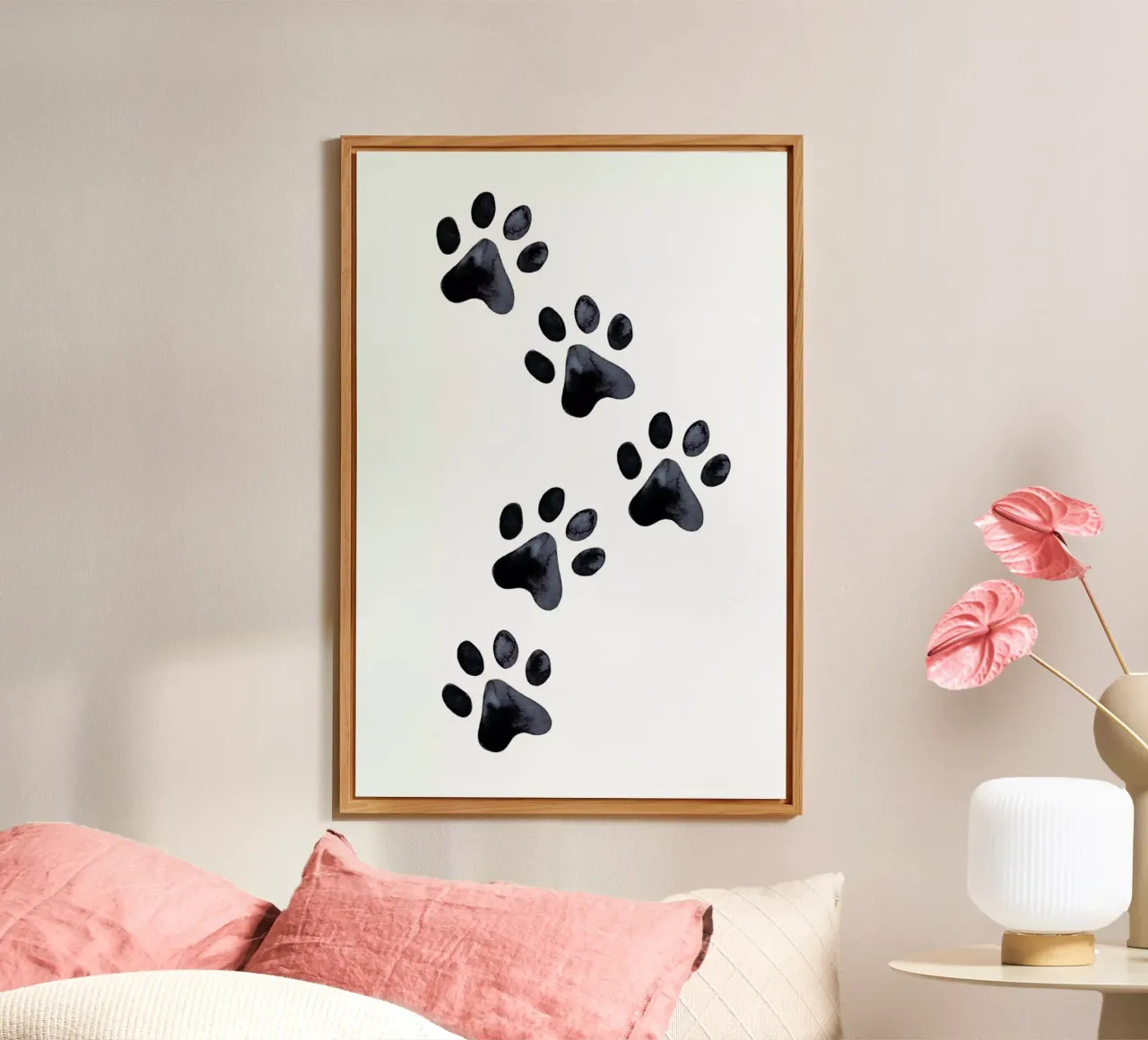 Paw poster II forex plate by Little Flourishes