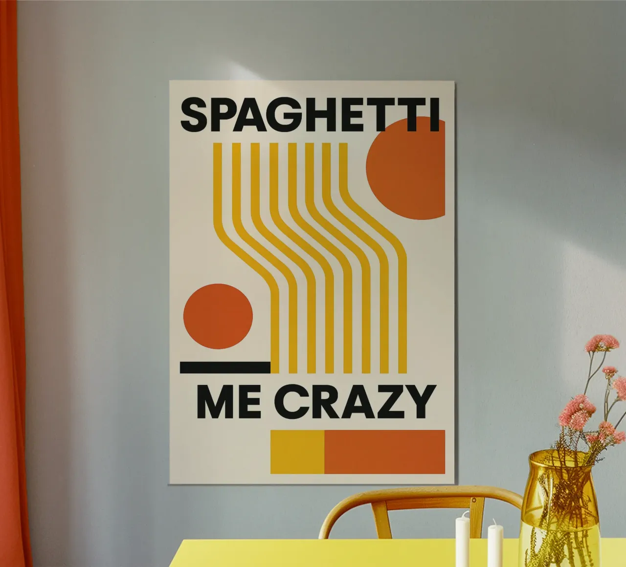 Spaghetti Me Crazy poster da michi