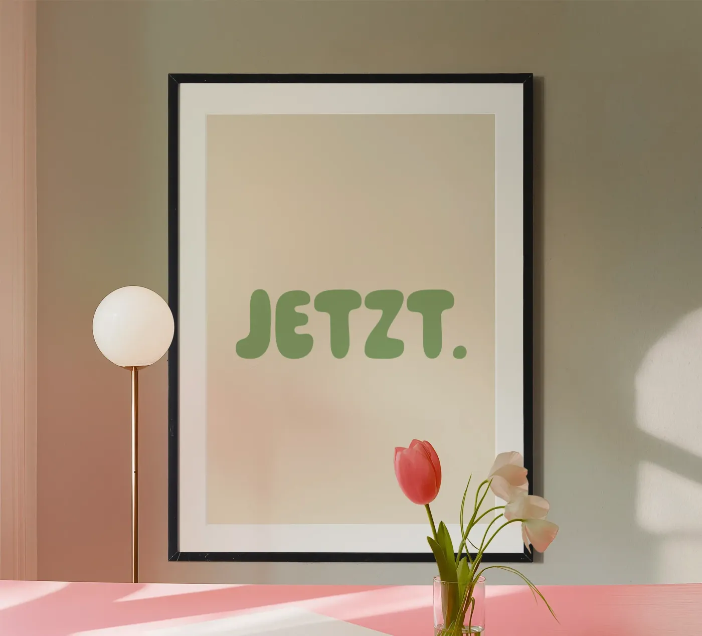 jetzt poster by be.