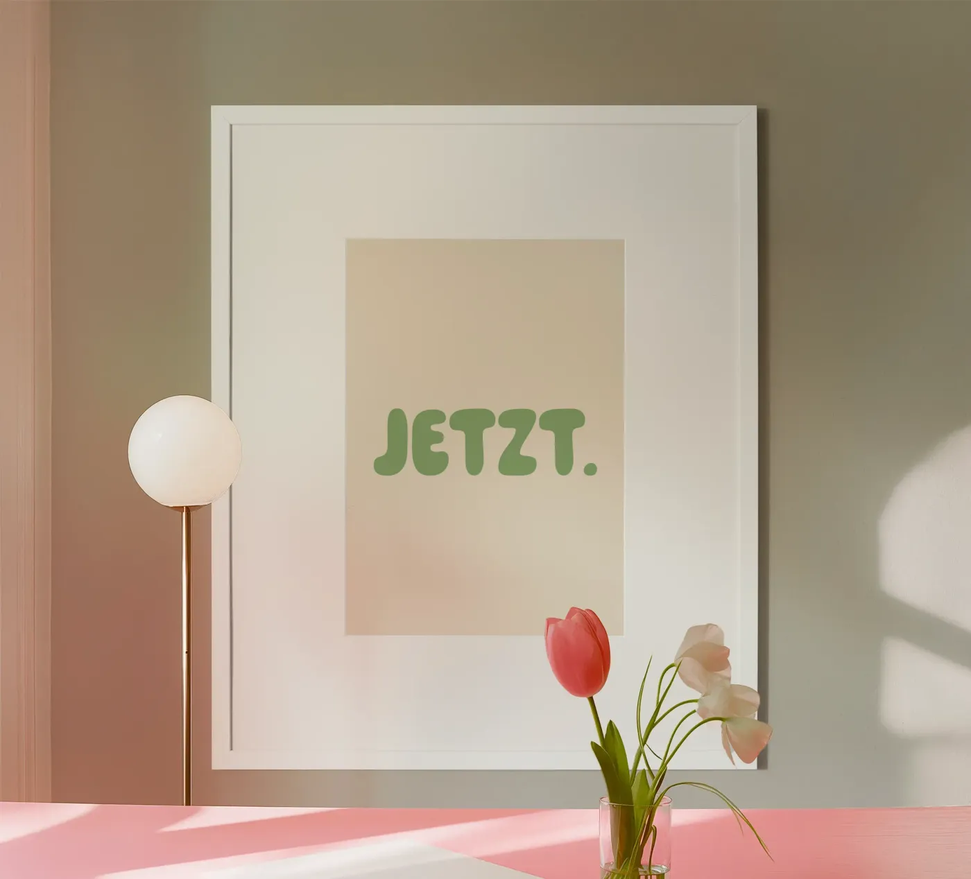 jetzt poster by be.
