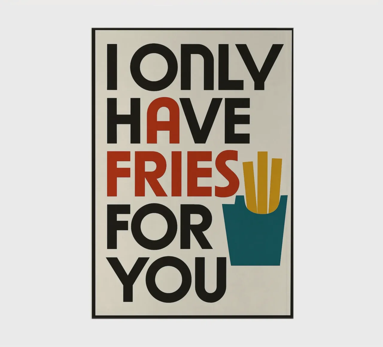 I ONLY HAVE FRIES FOR YOU notebook by michi