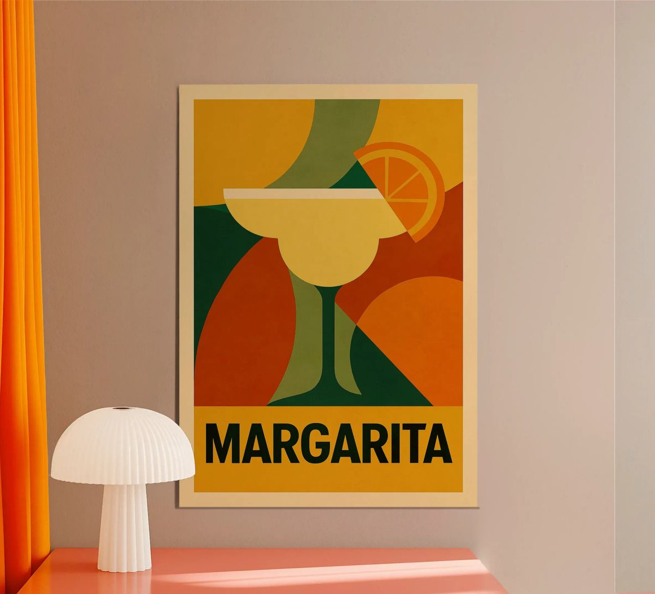 MARGARITA – Bauhaus Cocktail Series Poster von michi