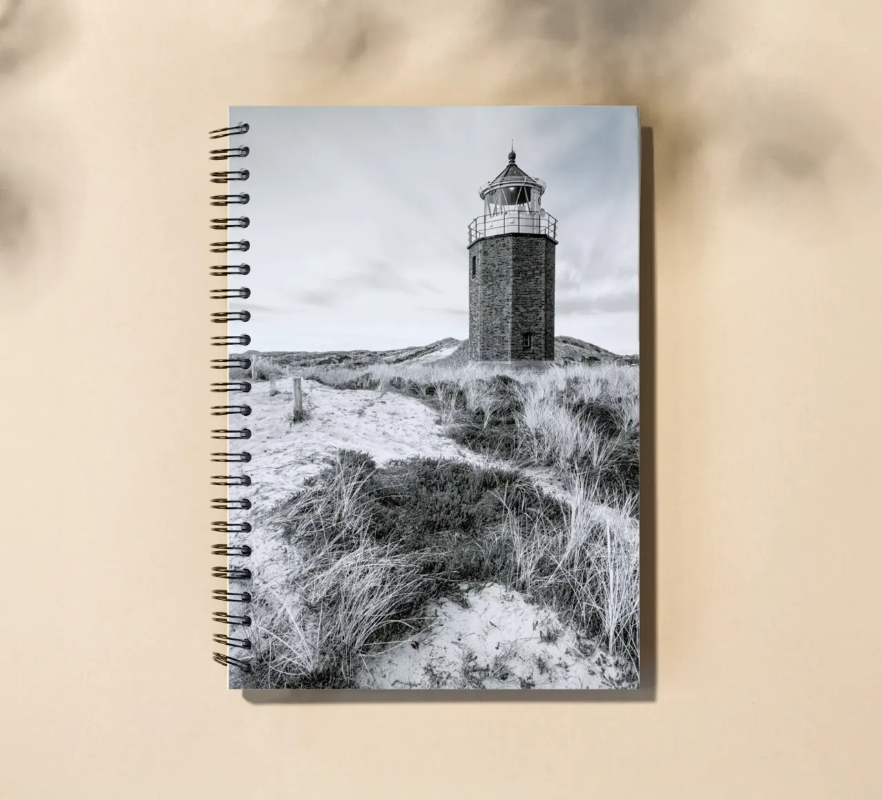 Quermarkenfeuer Iv spiral notebook by Håggard Photography | Ronny Behnert