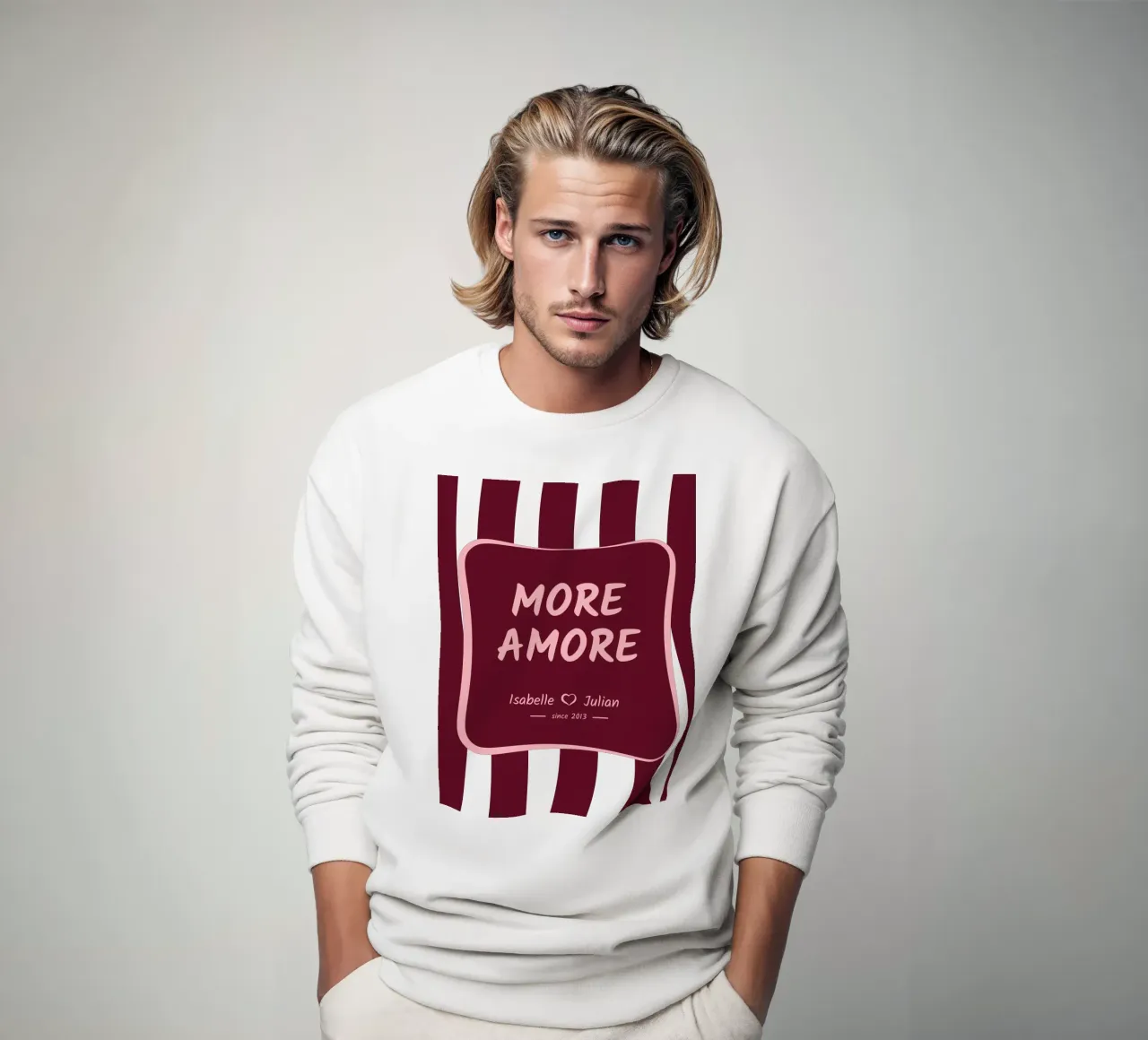 More Amore <3 Name felpa da Personalizable Designs