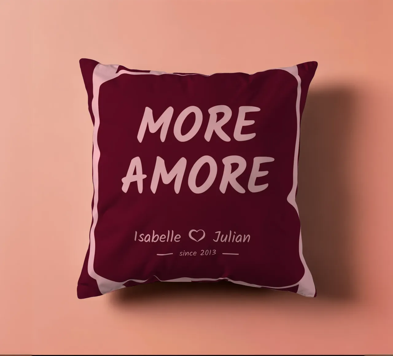 More Amore <3 Name cuscino da Personalizable Designs