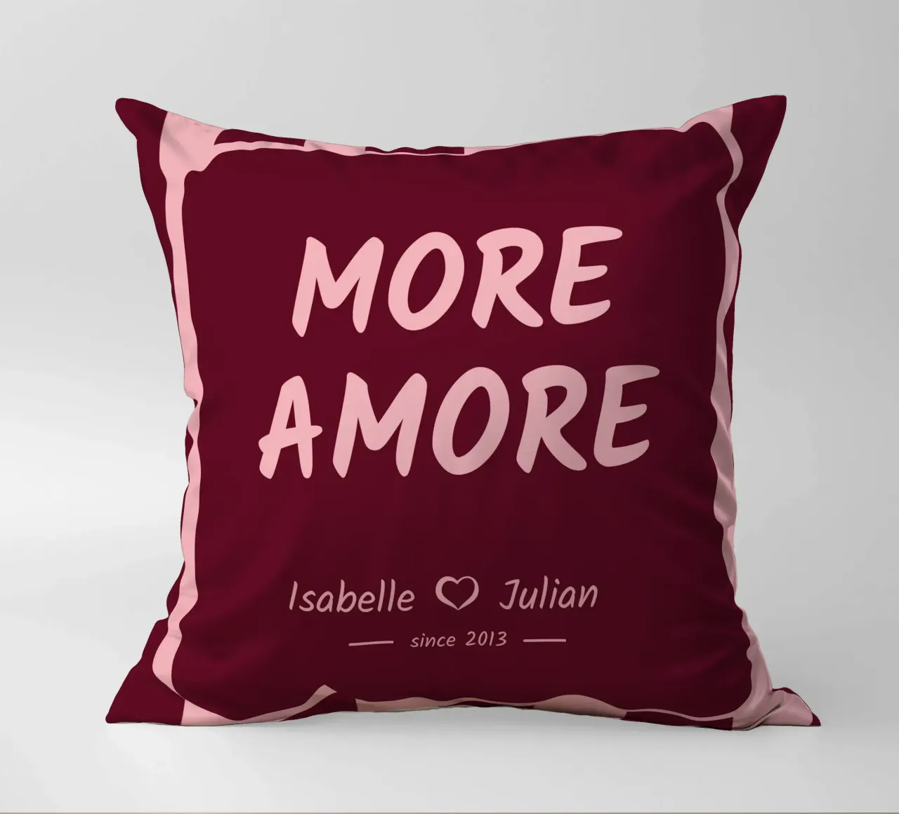 More Amore <3 Name cuscino da Personalizable Designs
