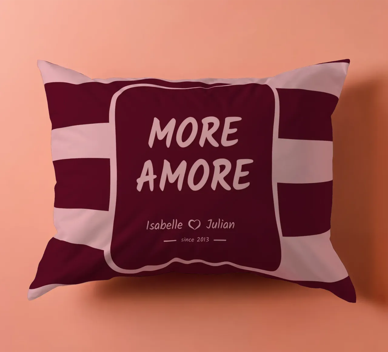 More Amore <3 Name cuscino da Personalizable Designs