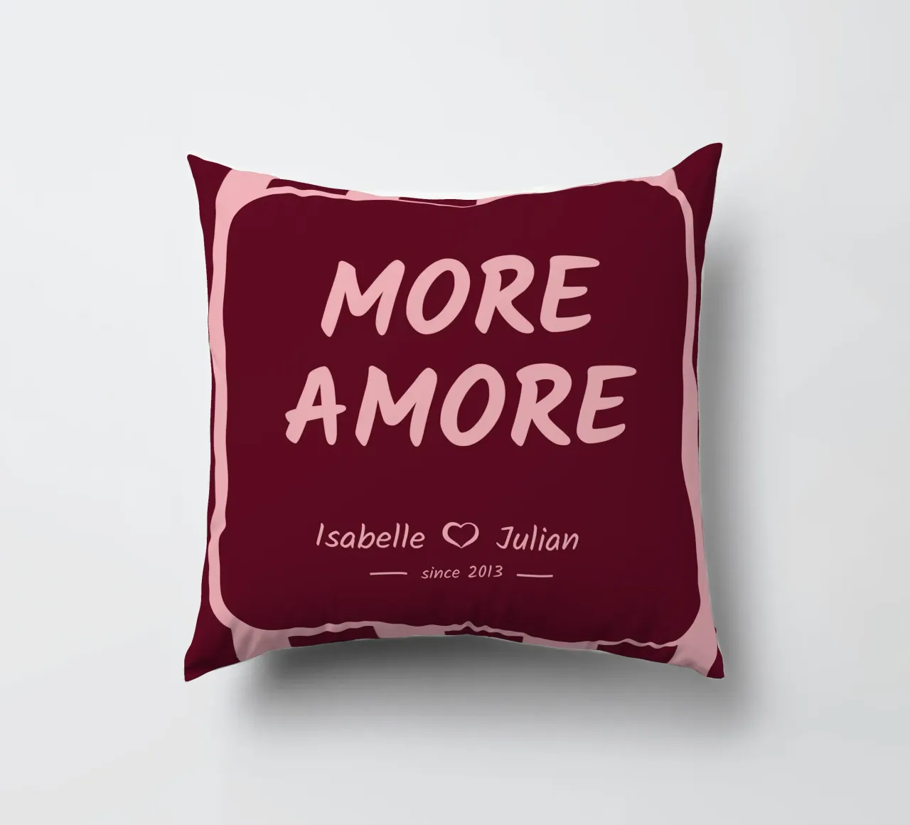 More Amore <3 Name cuscino da Personalizable Designs