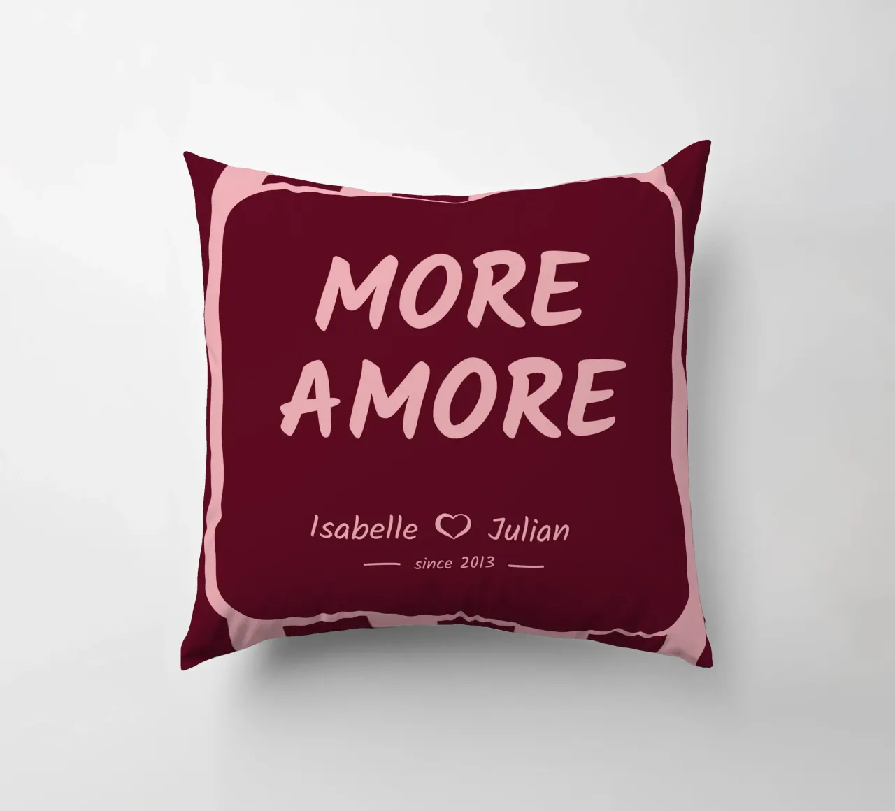 More Amore <3 Name cuscino da Personalizable Designs
