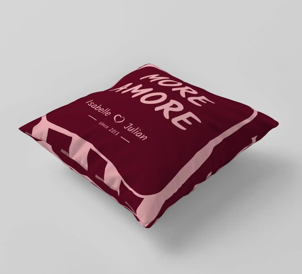 More Amore <3 Name cuscino da Personalizable Designs