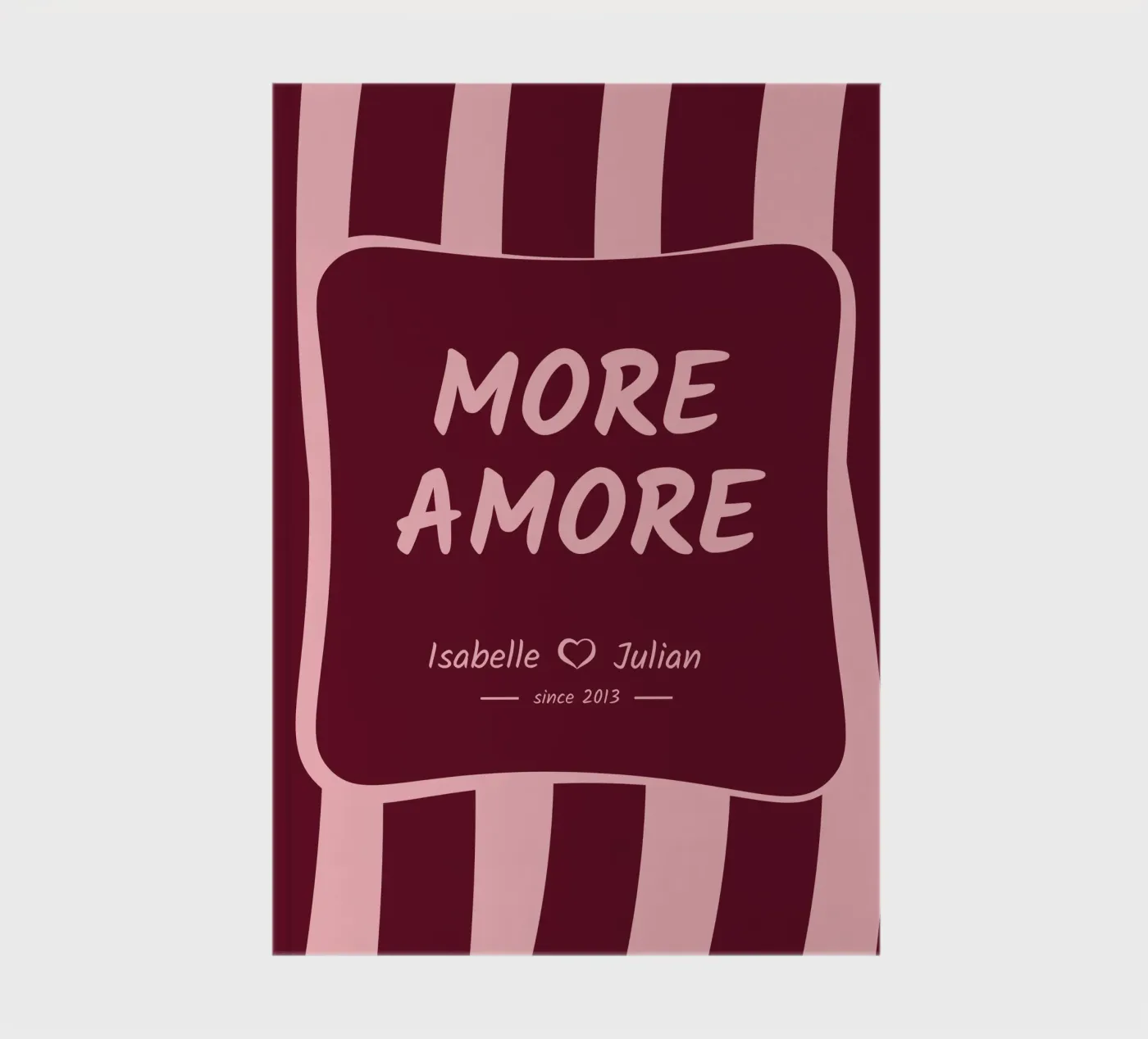 More Amore <3 Name Notizbuch von Personalizable Designs